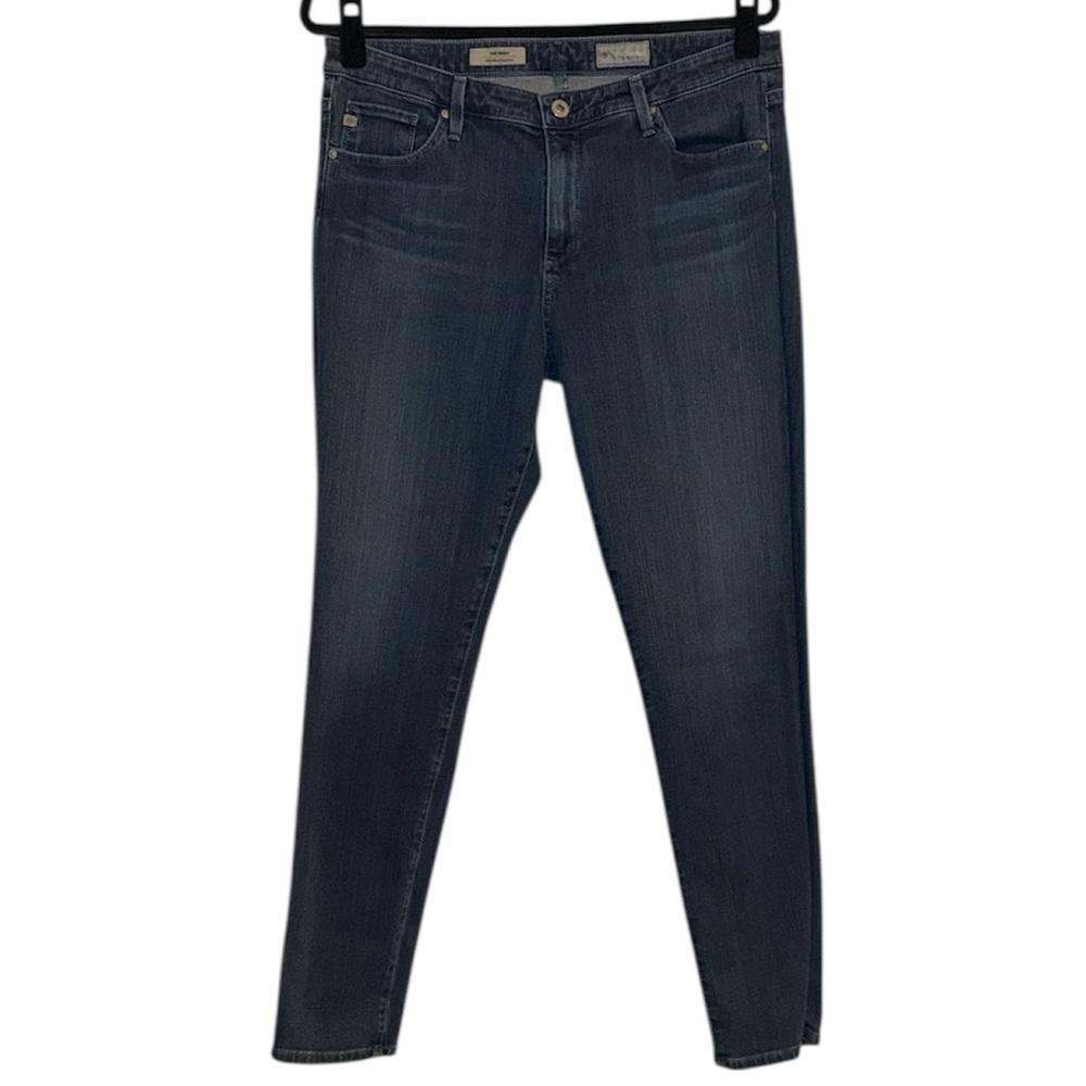 AG Adriano Goldschmeid The Prima Mid-Rise Cigarette Dark Wash Jeans
